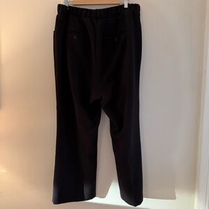 Universal Standard Black Pull On Bootcut Trouser Pants Size M (20)